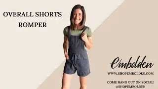 Overall Shorts Romper