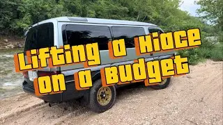 Lifting a Toyota Hiace on a Budget