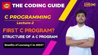 First C Program? | Header File & Main() Explained | BCA | B-Tech | C Language Tutorials