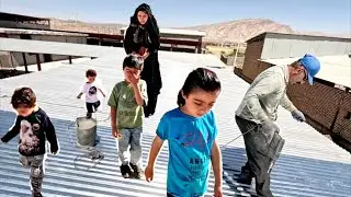 Taybeh Farm; Completion of the roof and slowing down of the farm's progress