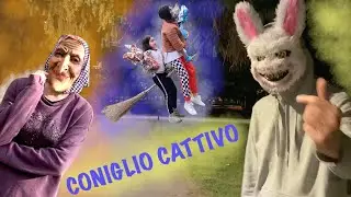 Il coniglio cattivo ha regalato Dana la scopa della Befana