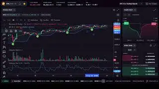 Bitcoin LIVE Stock Price Chart and Trading Signals | Liquidation Watch, Technical Analysis, Volume