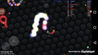 Летс плей в slither.io