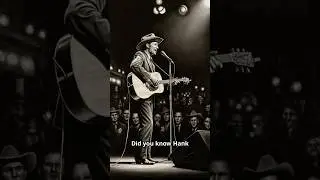 Fun Facts HANK WILLIAMS Edition #didyouknow #musichistory #countrymusic #country #halloffame #legend