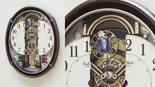 RHYTHM Magic Motion Clock 4MH423WR23 Harmony Blessing