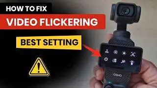 DJI Osmo Pocket 3 Video Flickering in Indoor Light | Best Settings Guide