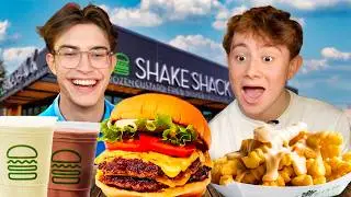 British College Students try Shake Shack for the first time!