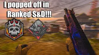 [RANKED MW2] I POPPED OFF IN S&D RANKED 3v4!!!