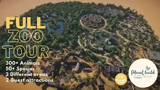 Planet zoo: Full zoo tour of Moderno Tropicano