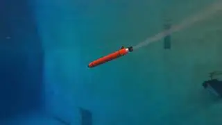 Modified Riptide AUV in tests at Ifremer, Brest (2023-09-08)