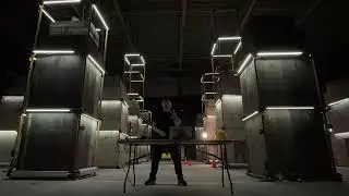 DJing at an assembly factory