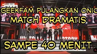 INTERVIEW GEEKFAM PULANGKAN ONIC | SAMPE 40 MENIT