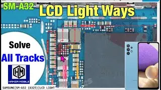 Samsung A32/SM-A325 Display Light iC Problem Solution.Samsung A32/SM-A325 LCD Light iC Ways Jumper📲✅