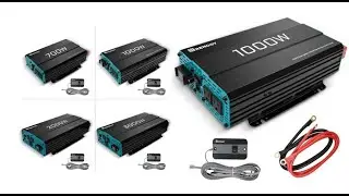 Best 1000W  Pure Sine Wave Inverter[12V DC to 120V AC Converter]