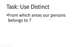 Use Distinct Keyword in T-SQL (SQL Server)