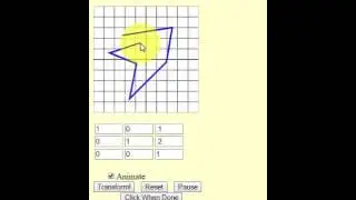 Applying a 3x3 Matrix to Transform Objects  with Homogeneous Coordinates