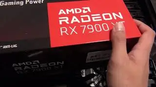 How to Install AMD Radeon 7900 XT GPU in a PC and install an NVMe drive
