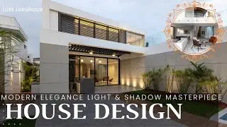Modern Elegance Simple Lines & Light Play in This Stunning House