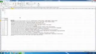 Excel:  How To Create A True or False or Multiple Choice Test In Excel
