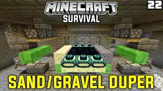 Minecraft Survival 1.16.4 - SAND/GRAVEL DUPER FARM | Timelapse Episode 22 (FazyCraft)