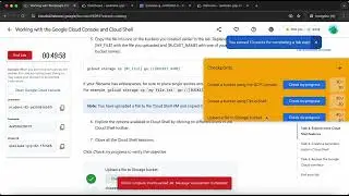 Working with the Google Cloud Console and Cloud Shell