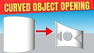 How to Edit Curved Wall in SketchUp  Beginner to Advanced Tutorial