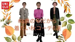 【60代一人暮らし】63歳の秋に着たいコーデ第3弾／もうすぐ13歳の誕生日の猫