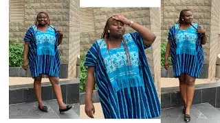 How to make a kaftan boubou with front detail