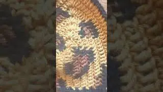 Crochet bikini, top, bra - motif léopard - leopard pattern