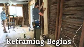 Step One to Replacing the West Wall of the 1930's Farmhouse