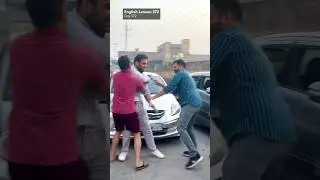 Ladai hgyi gandi #ladai #jaat #lafda #roadrage #accident #gang #englishteacher #funny