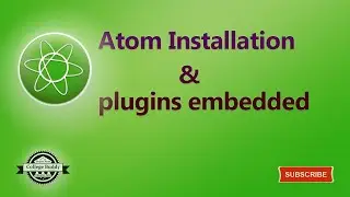 Atom Installation and required plugins embedded in Hindi
