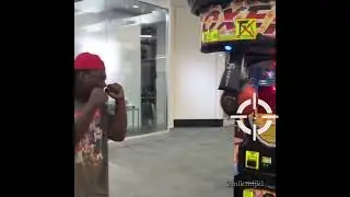 when you play a game and someone is looking