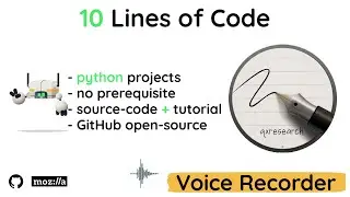 Voice Recorder using #python | #qxresearch