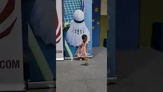 Young girl steals show at prize distribution of Qatar Badminton Association tournament