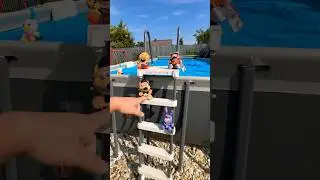 Freddy and Chika pool party 