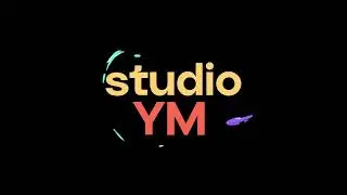 Studio YM Sparkle Logo Text Animation Overlay – Green Screen