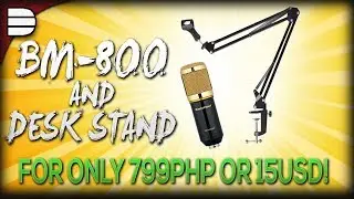 BM-800 Microphone and Flexible Arm Stand - Review, Tutorial, and Sound Test