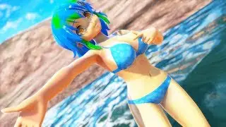 MMD : 未来景イノセンス - Earth-Chan (HD)【Ray-MMD】[1440p60]