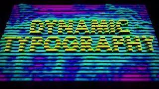 Dynamic typography. After Effects. Card Dance. Motion Design.
