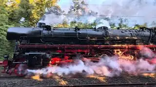 Dampfzug DB 012 104-6 (01 1104) | Durchfahrt Hittfeld | 2024-09-21
