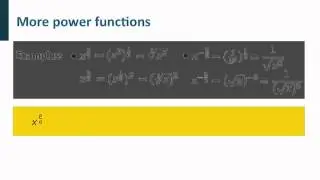Power function with non-integer exponent- Functions - Pre-university Calculus - TU Delft