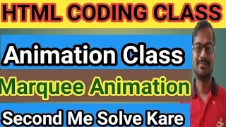 Html Marquee animation | Marquee Text Animation | Html Coding | 
