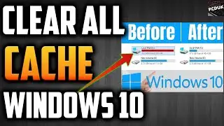 🔴CLEAR All Cache in Windows 10 to Improve Performance & Speed
