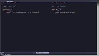 Hello World app in Flask 2.0