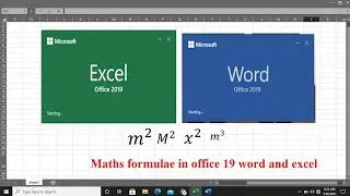 write meter cubic in excel , meter squared or power in excel or word office 2019 excel solution