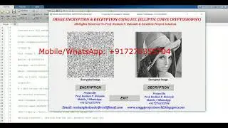 Image Encryption & Decryption Using ECC | With Source Code | Elliptic Curve Cryptography Matlab Code