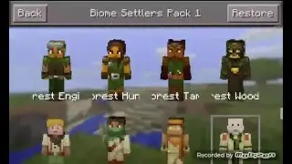 Minecraft Pocket Edition All open Skin