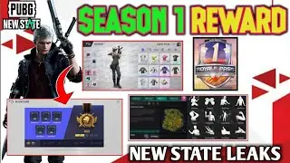[SEASON 1 LEAKS] PUBG NEW STATE ROYAL PASS ALL REWARDS LEAKS
