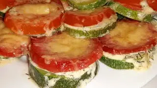 Кабачки больше не жарю// а делаю ТАК// Просто и Вкусно....15 минут и готово